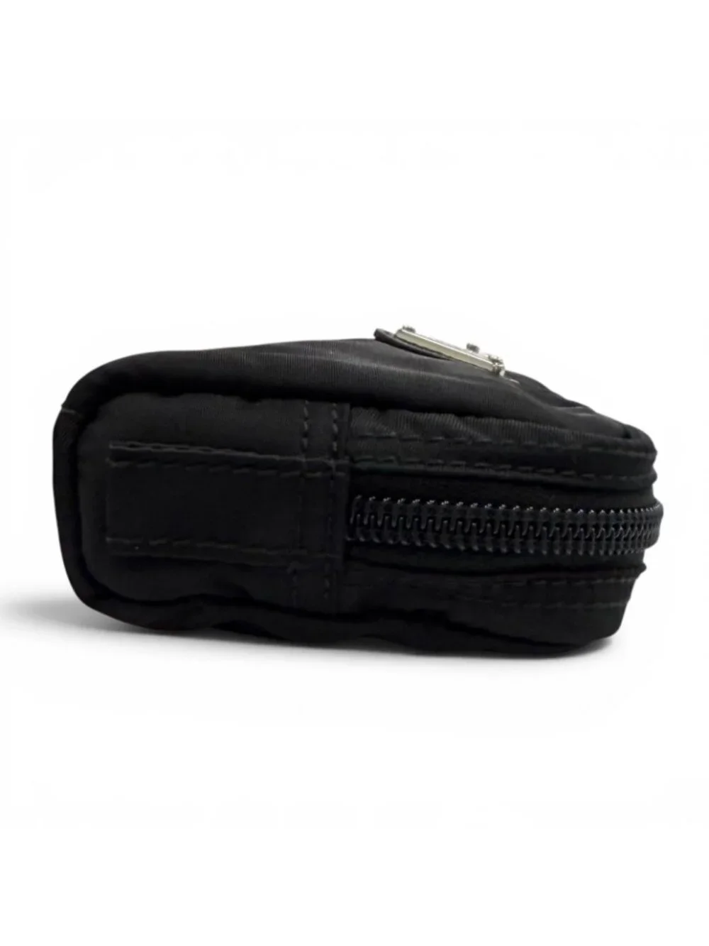 Prada Micro Re-Nylon Pouch Frid Triangle Logo Makeup Black Included